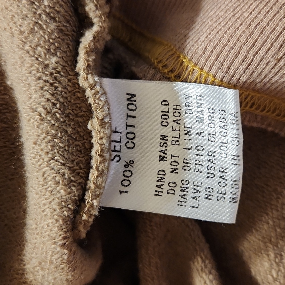 Love Appliqué Pullover Sweatshirt - Taupe - Picture 5 of 5